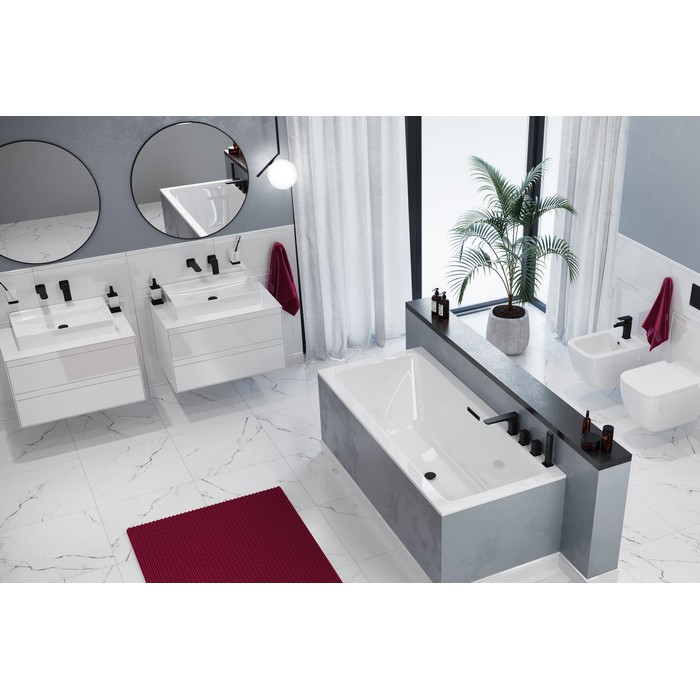 Excellent Heaven Slim 180x80 с гидромассажем Ванна Ванна Excellent Heaven Slim 180x80 с гидромассажем