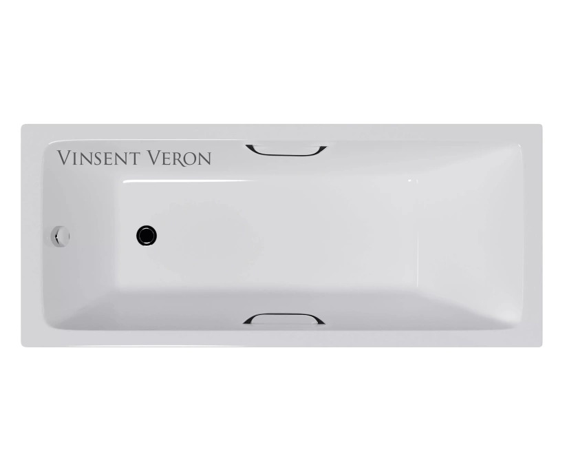Ванна Vinsent Veron Square 170x75  (с ручками) без гидромассажа