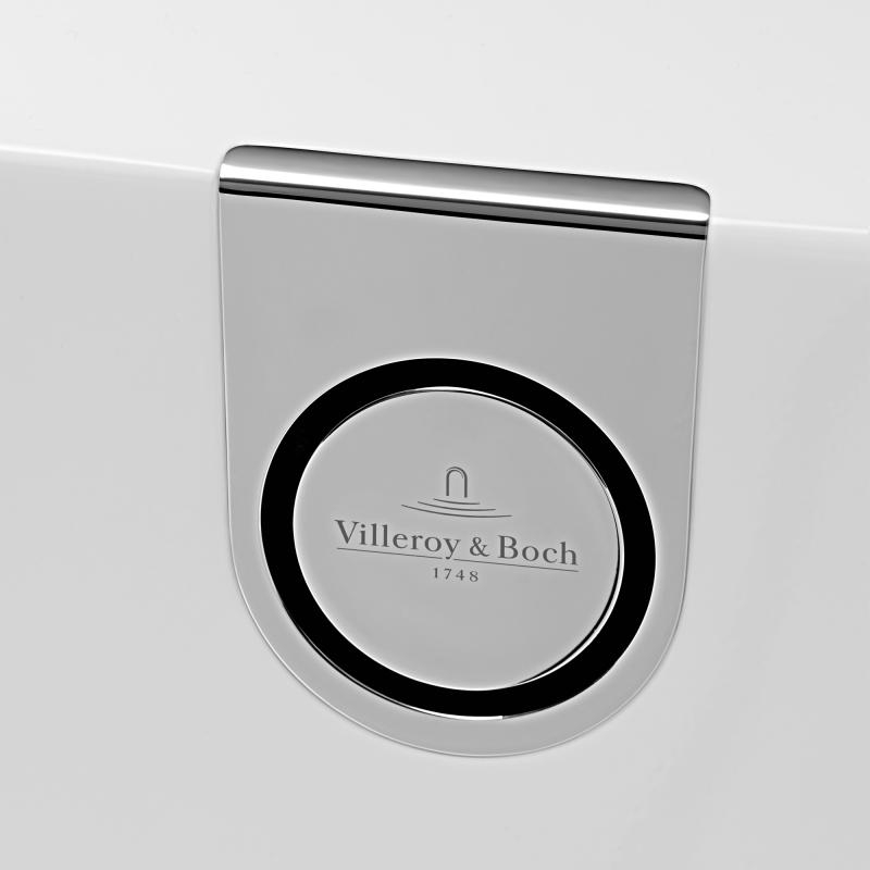 Квариловая ванна Villeroy & Boch Oberon 2.0 с гидромассажем и массажем спины
