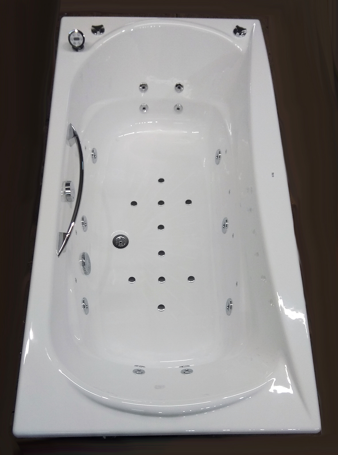 Чугунная ванна с гидромассажем Roca Akira 170x85 (Испания)